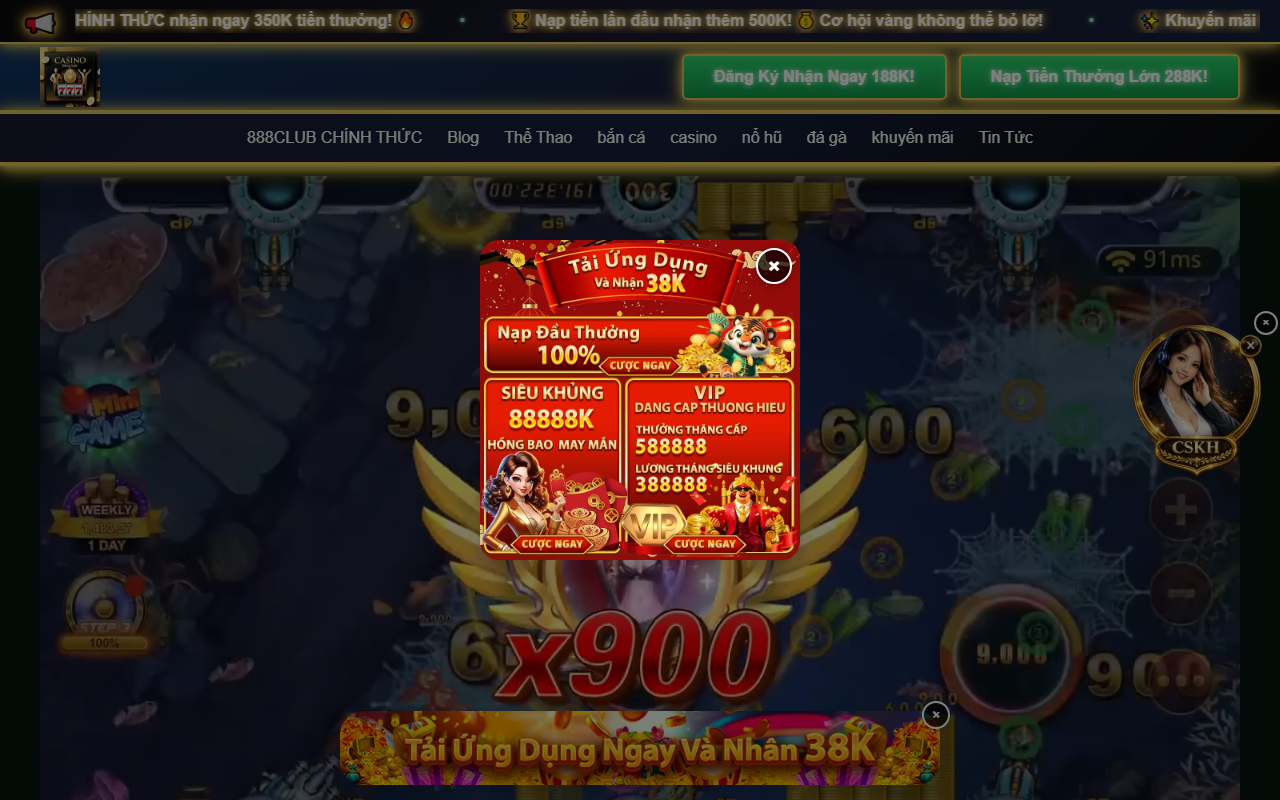 888clubwin.com screenshot