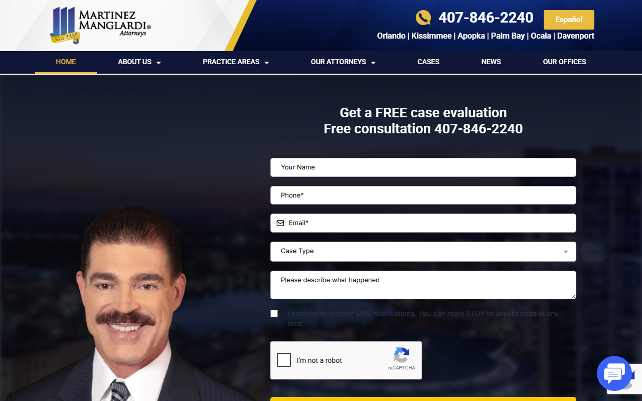 888derechos.com screenshot