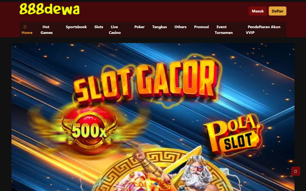 888dewaslot.com screenshot