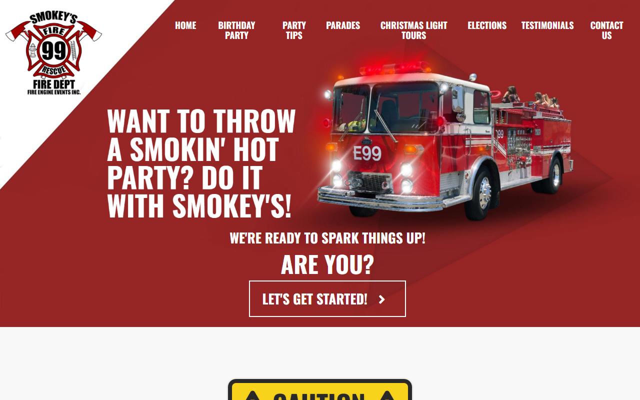 888firetruck.com screenshot