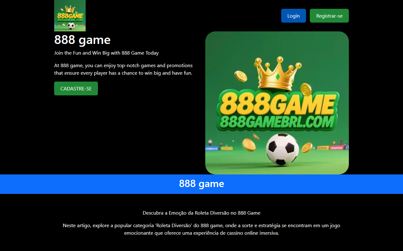 888gamebrl.com screenshot