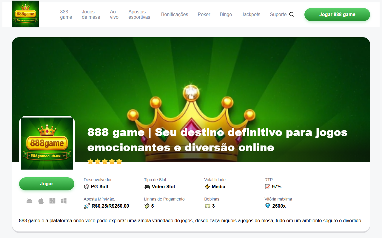 888gameclub.com screenshot
