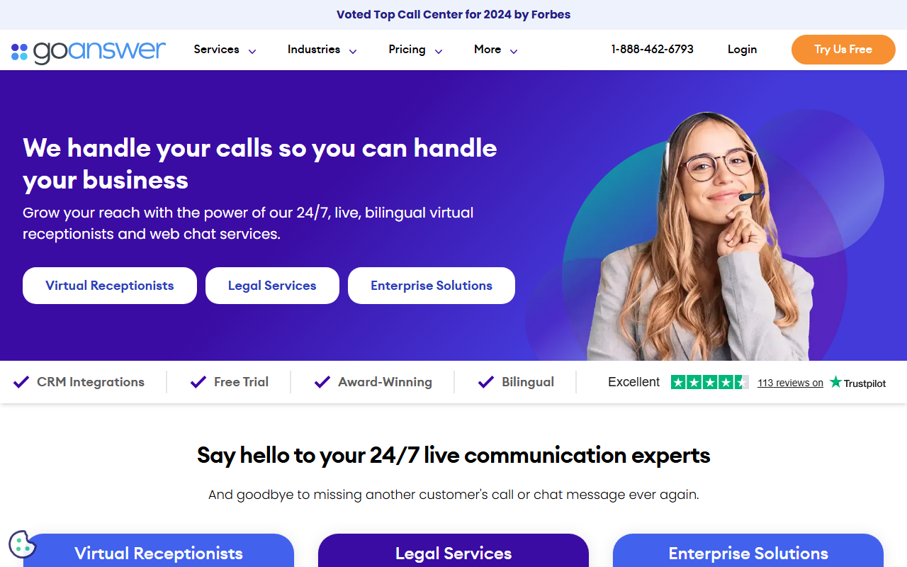 888goanswer.com screenshot