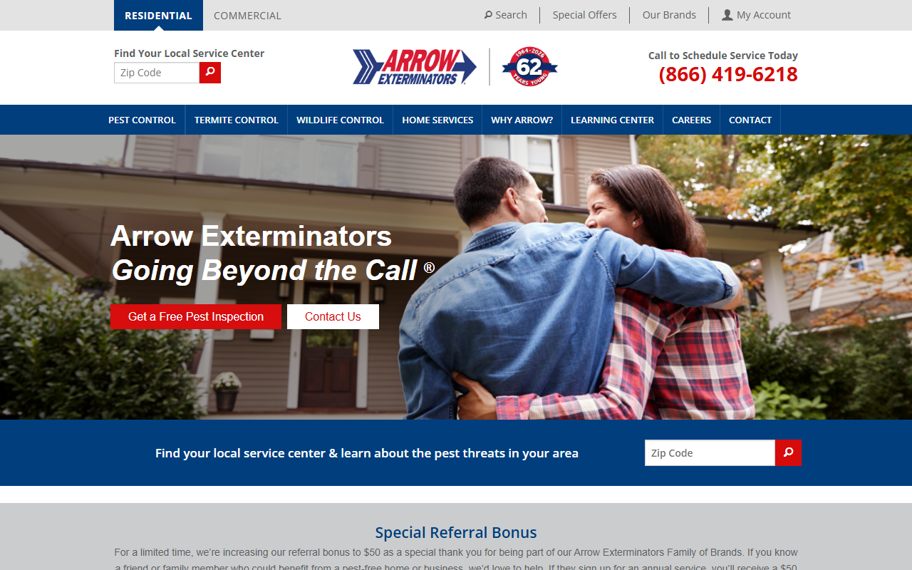 888goarrow.com screenshot