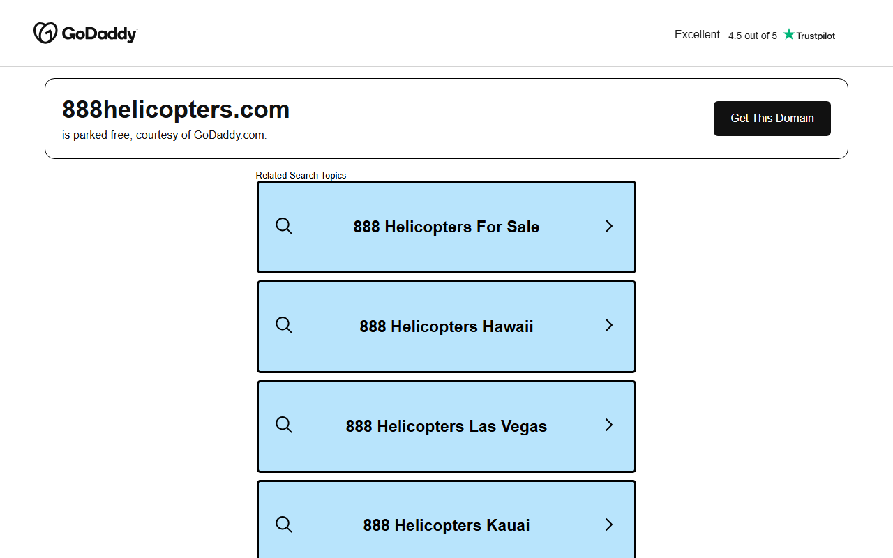 888helicopters.com screenshot