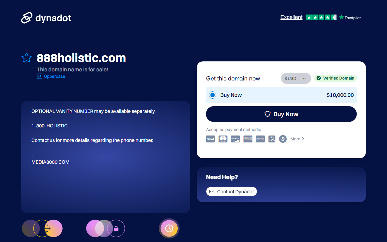888holistic.com screenshot