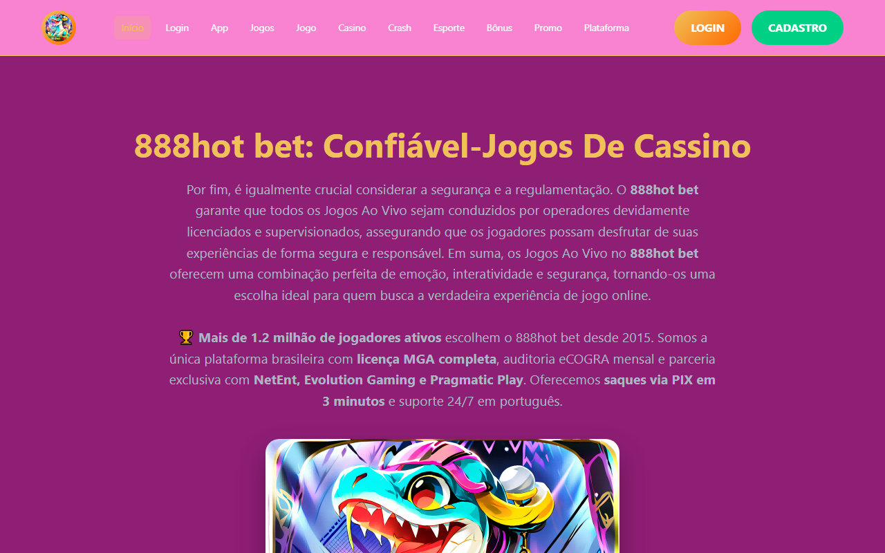 888hotbeta.com screenshot