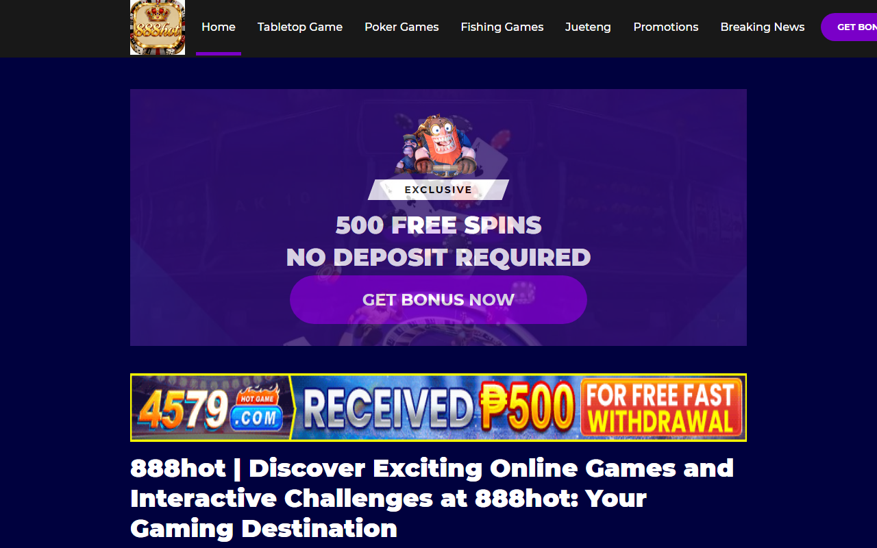 888hotcasa.com screenshot