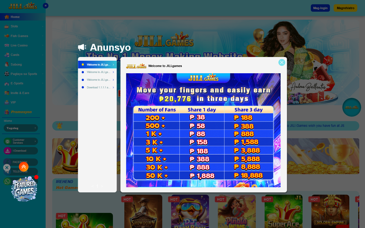 888jiligames.com screenshot