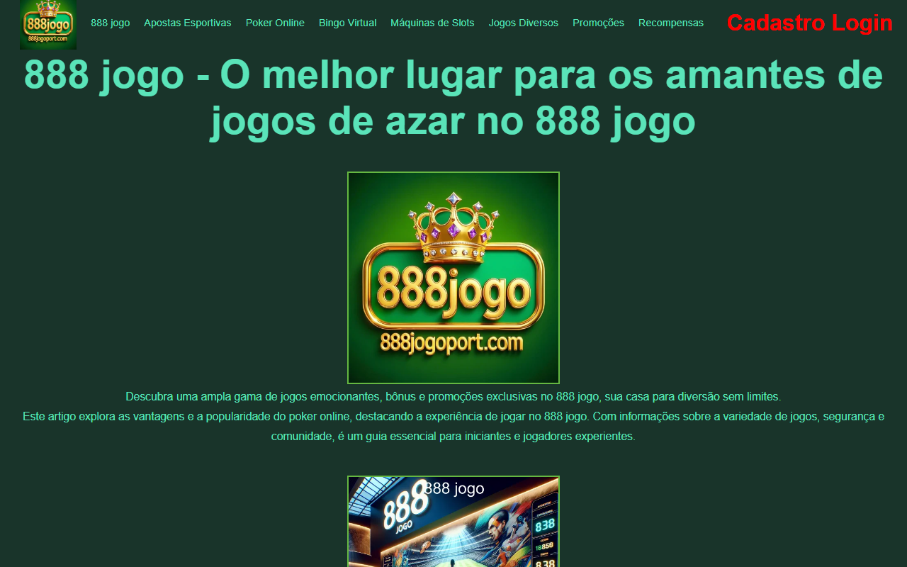 888jogoport.com screenshot