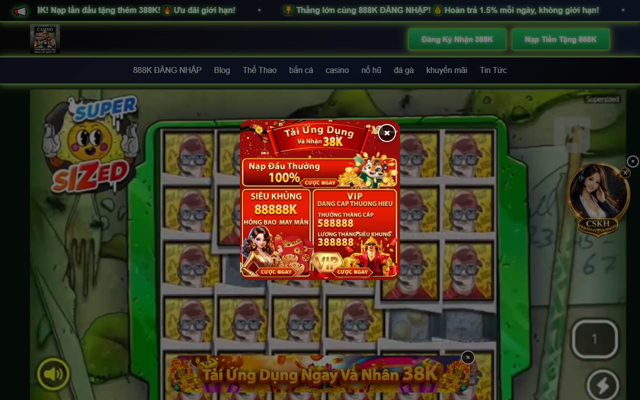 888klogin888.com screenshot