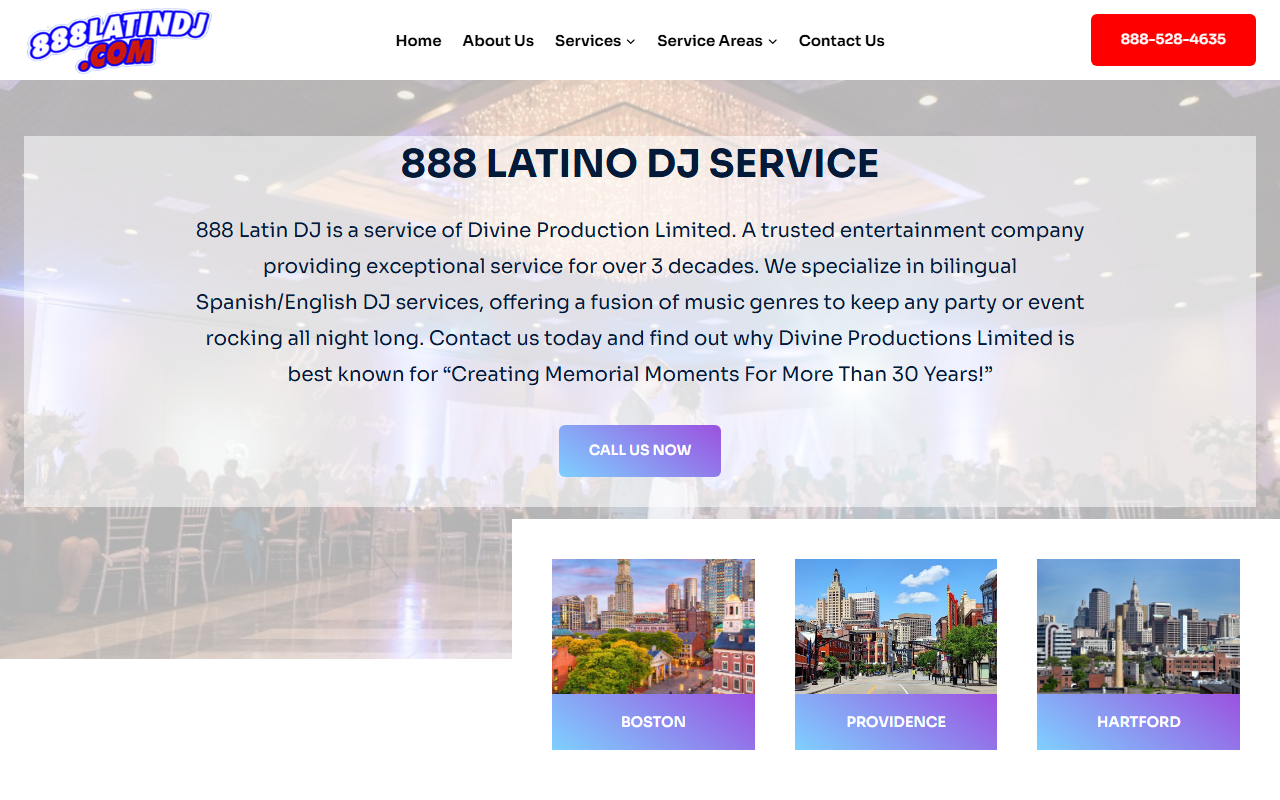 888latindj.com screenshot