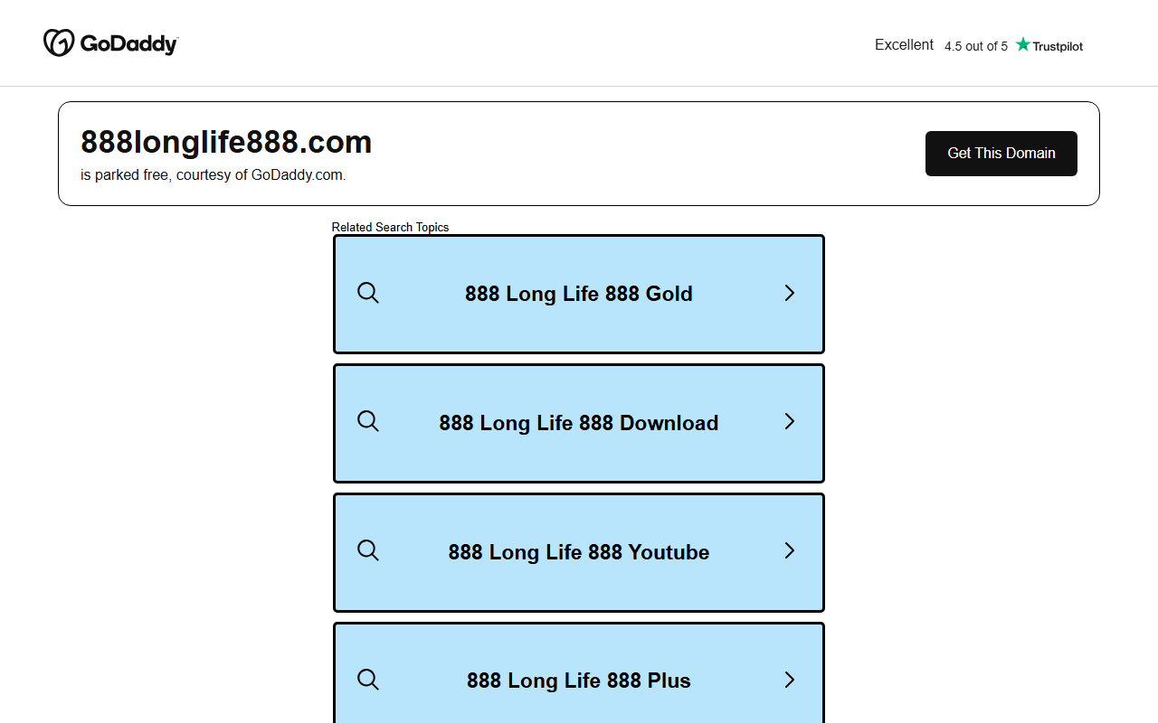 888longlife888.com screenshot