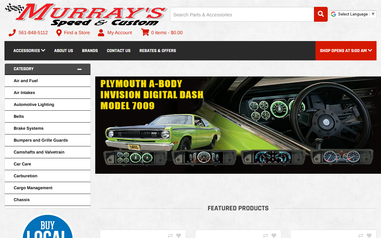 888murrays.com screenshot