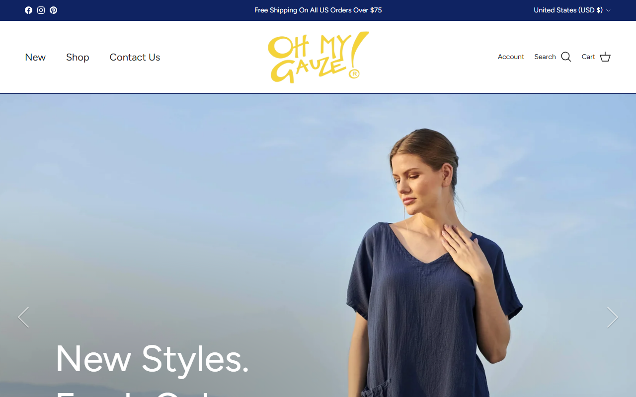 888mygauze.com screenshot