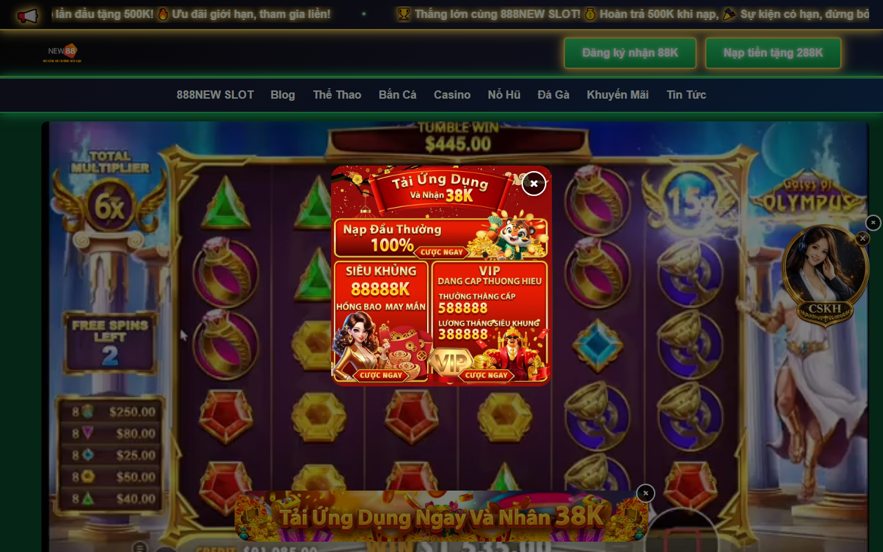 888newonline.com screenshot
