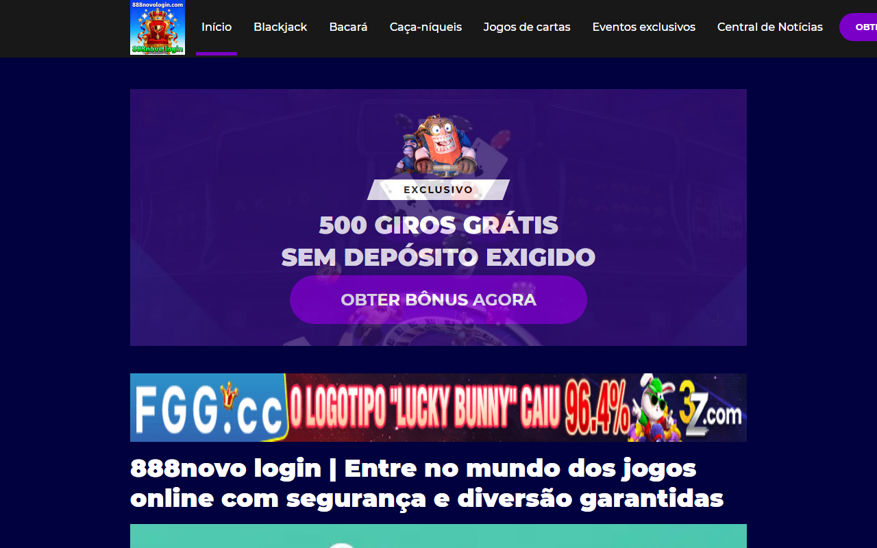 888novologin.com screenshot