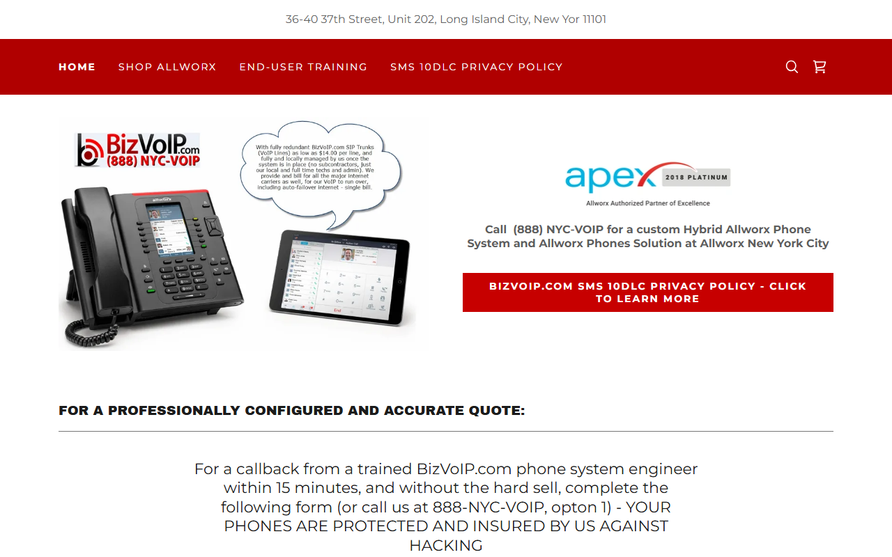 888nycvoip.com screenshot
