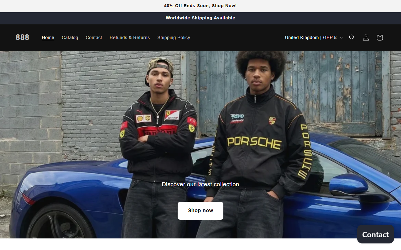 888originals.com screenshot