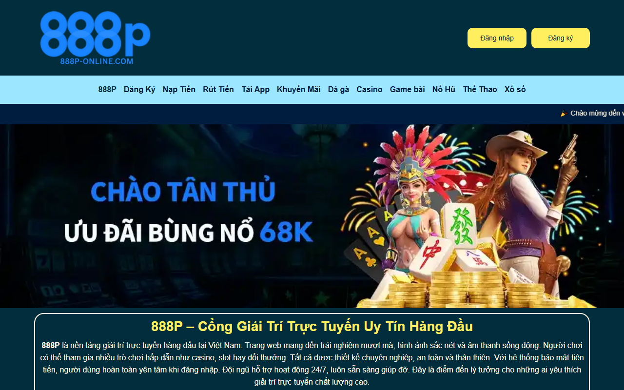 888p-online.com screenshot