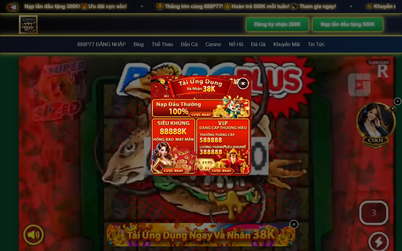 888p77loginbet.com screenshot