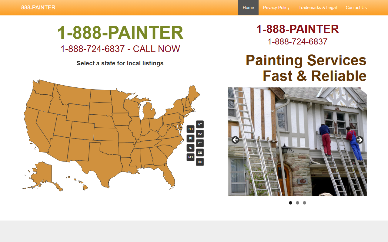 888painter.com screenshot