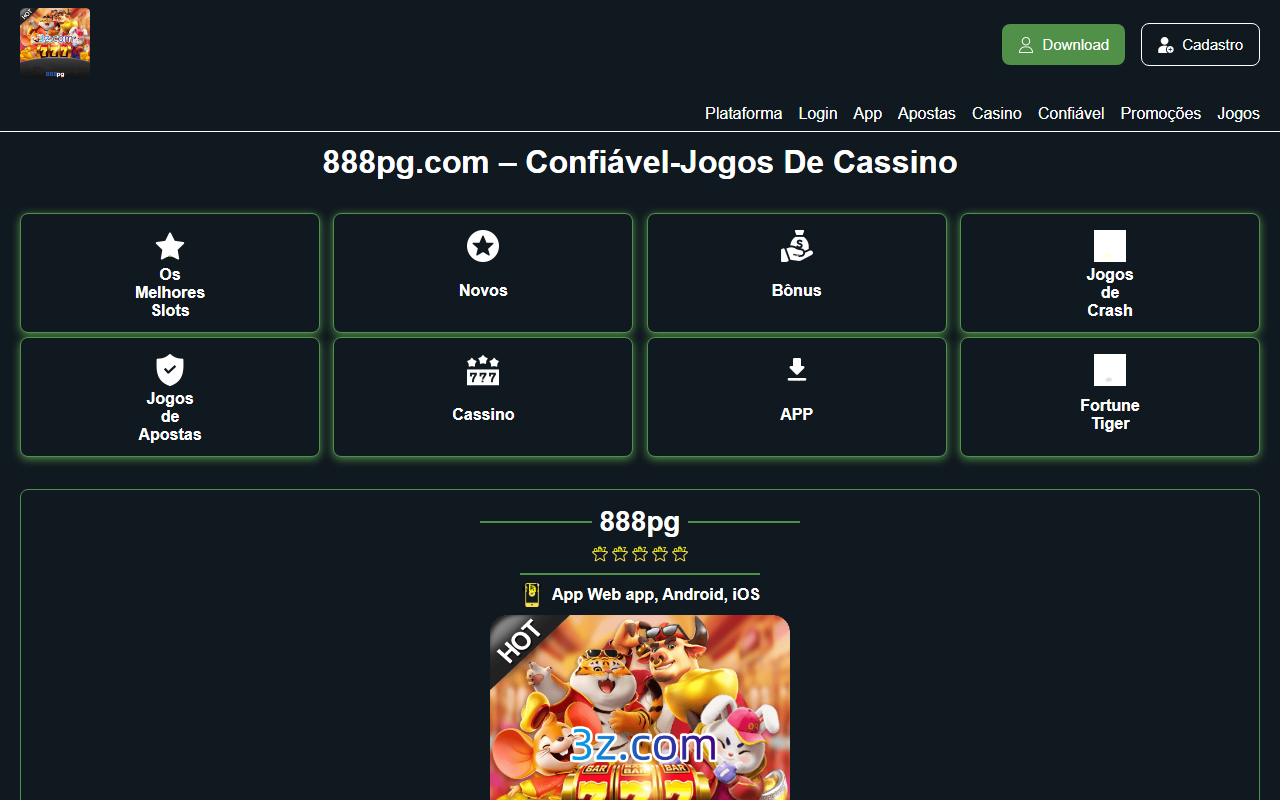 888pgdownload.com screenshot