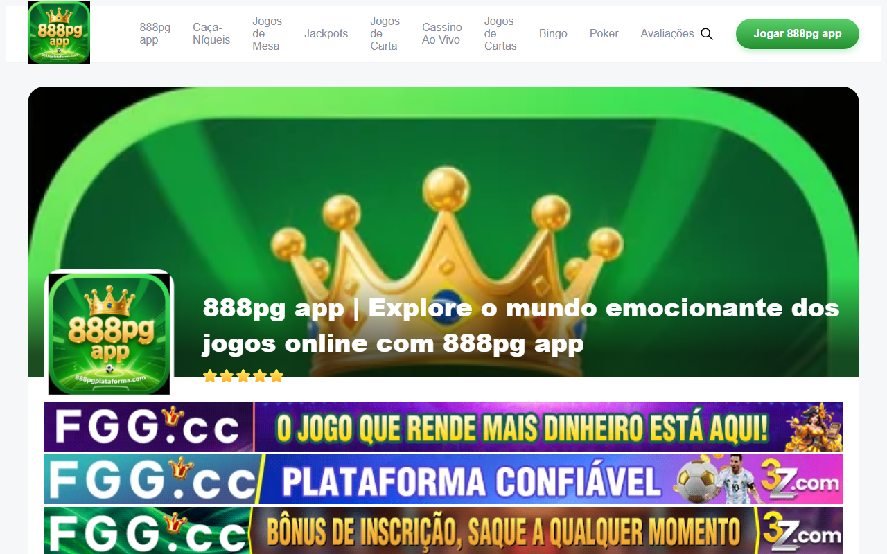 888pgplataforma.com screenshot