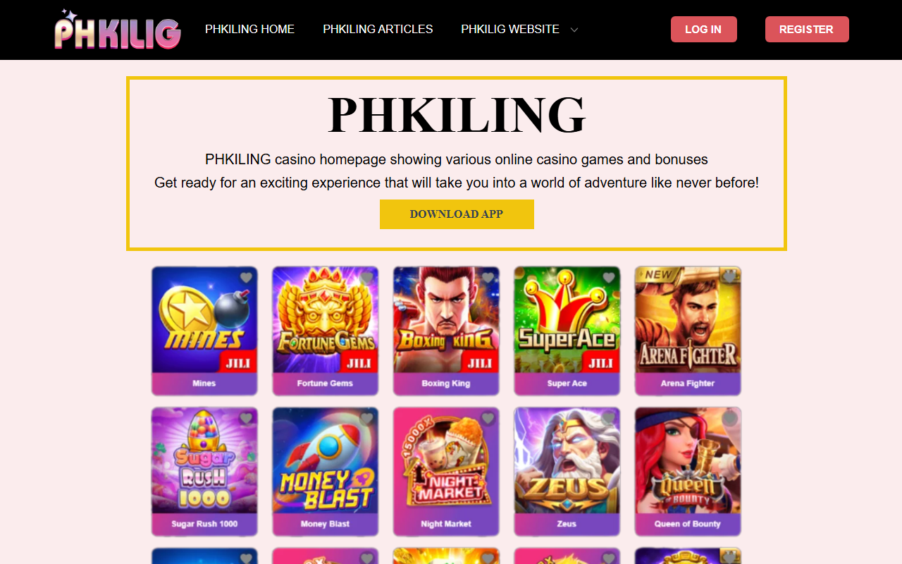 888phkilig.com screenshot