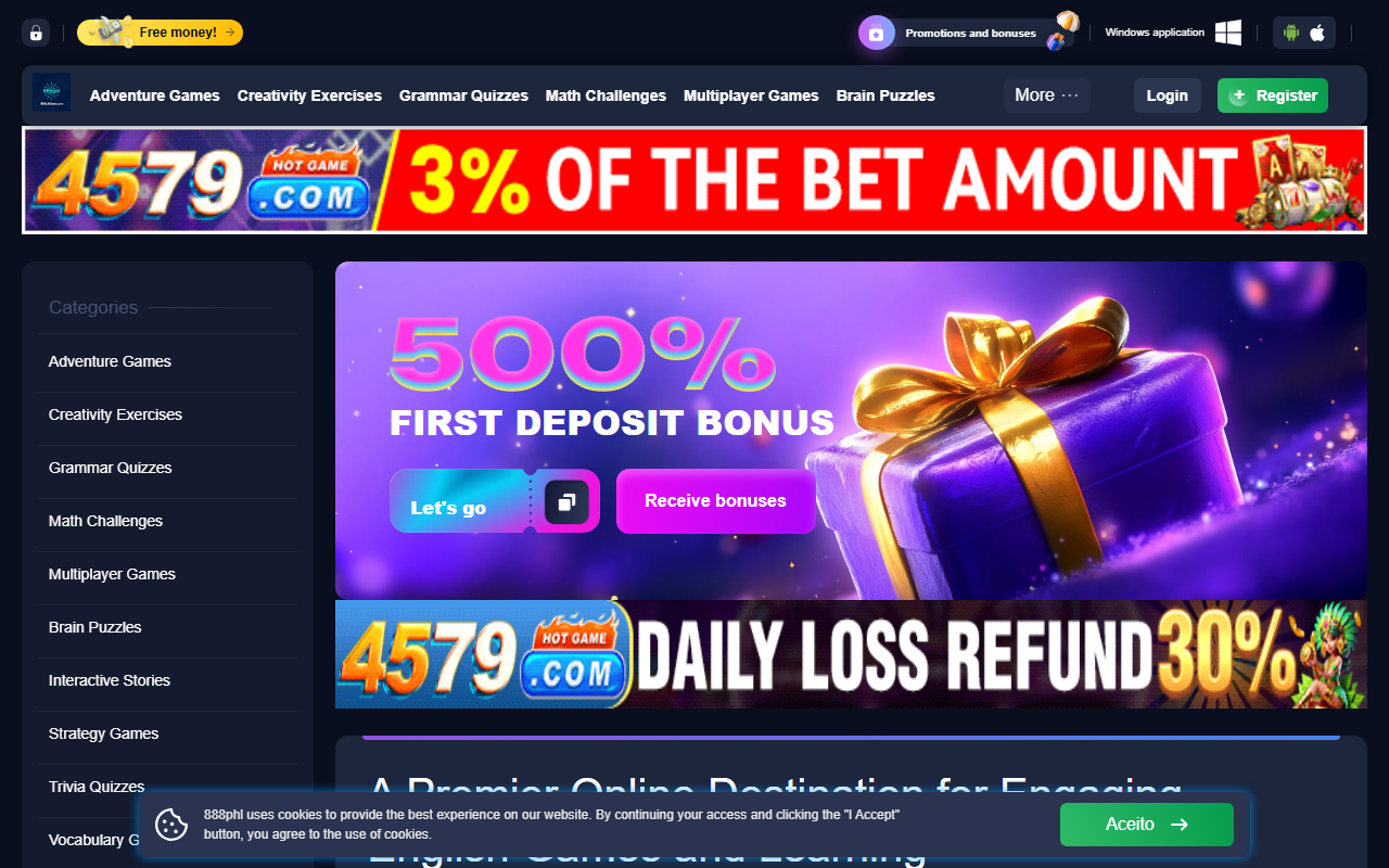 888phllaro.com screenshot