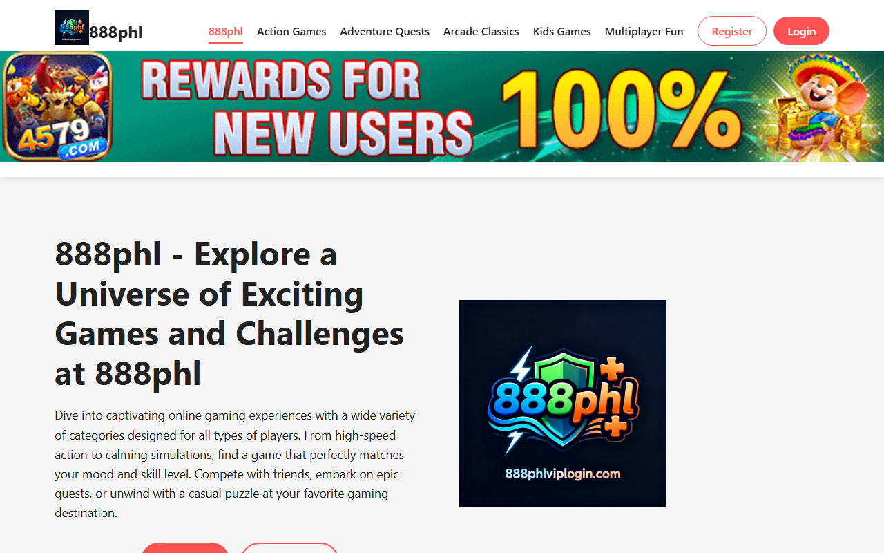 888phlviplogin.com screenshot