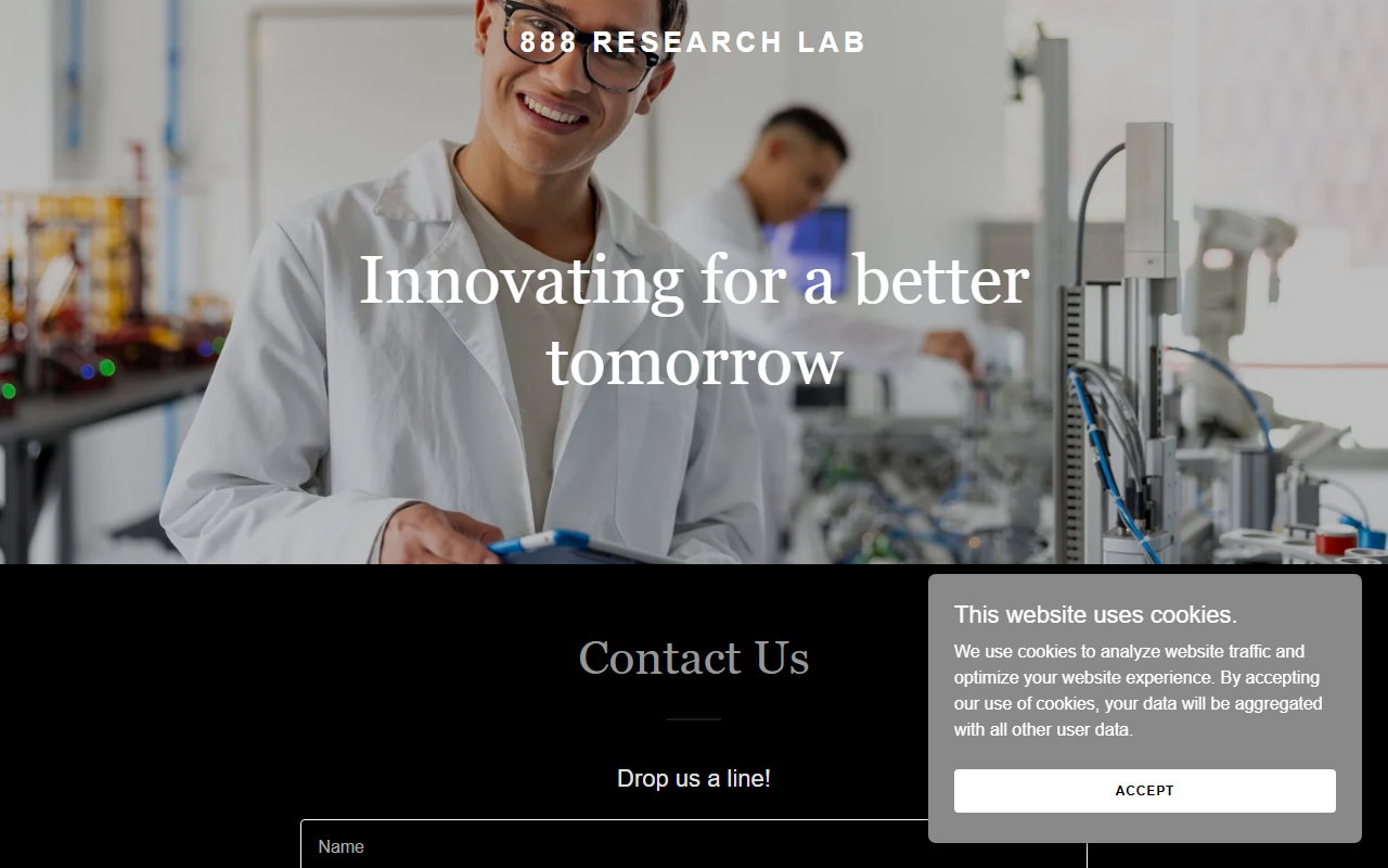 888researchlab.com screenshot