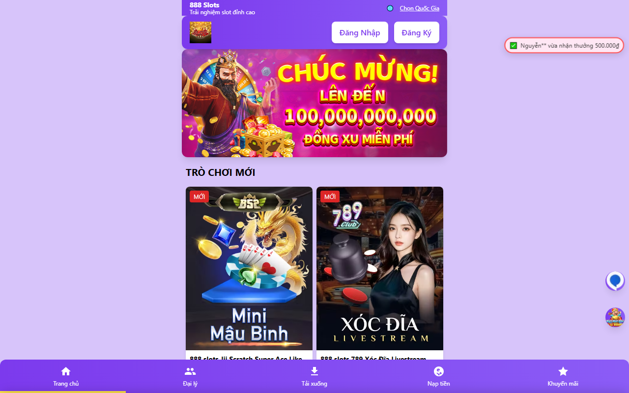 888slots77.com screenshot