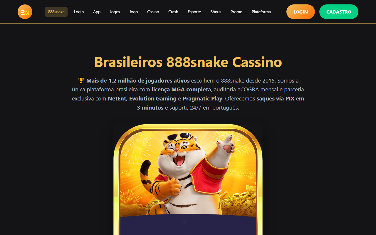 888snake-iq.com screenshot