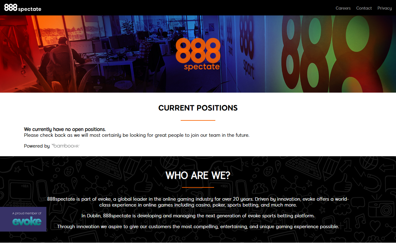 888spectate.com screenshot