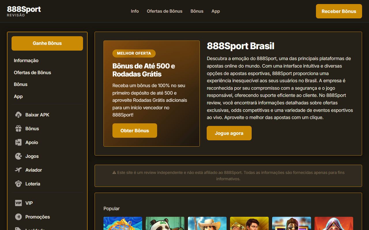 888sport-brasil.com screenshot