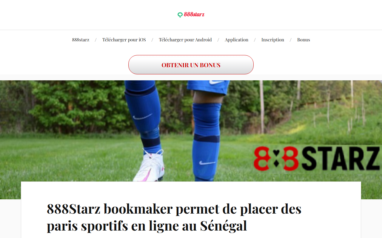 888starz-sn.com screenshot