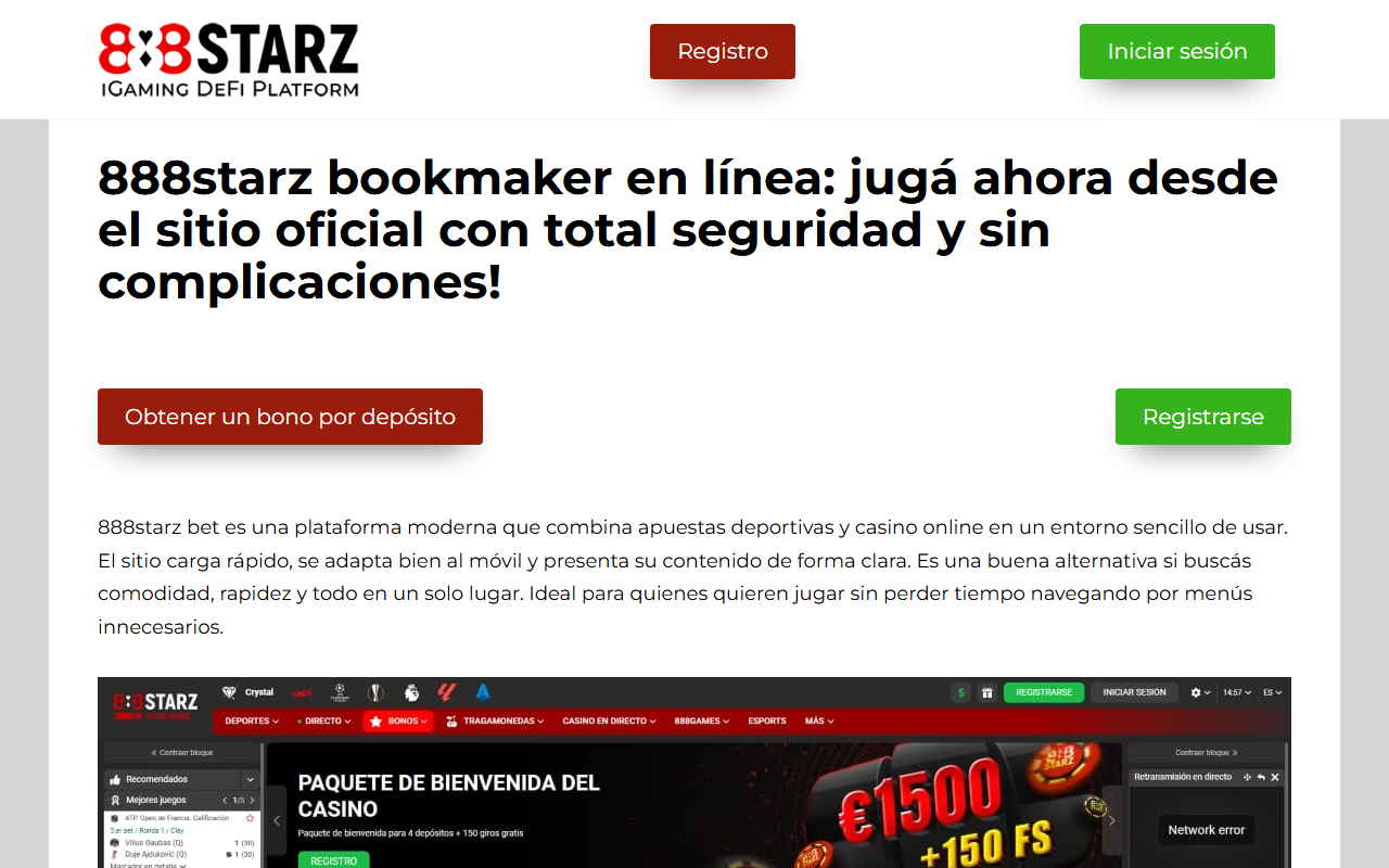 888starz-ve.com screenshot