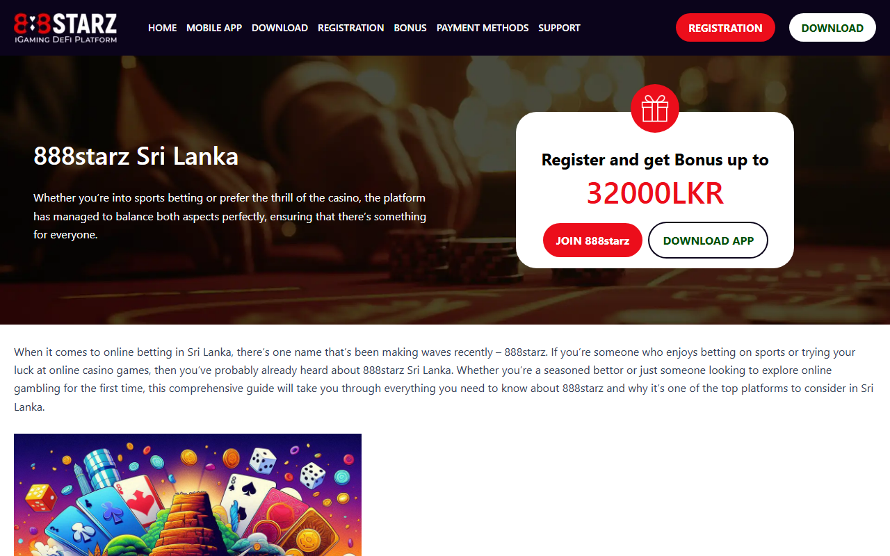 888starzlk.com screenshot