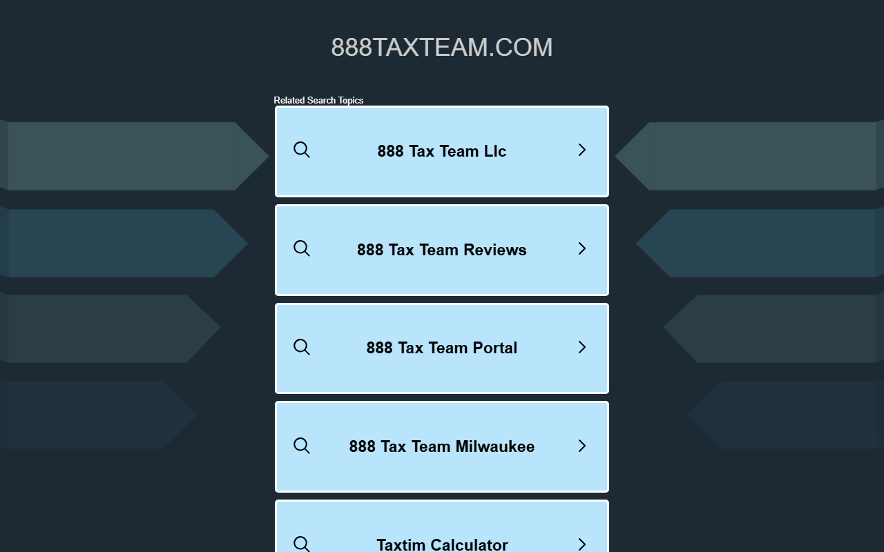 888taxteam.com screenshot