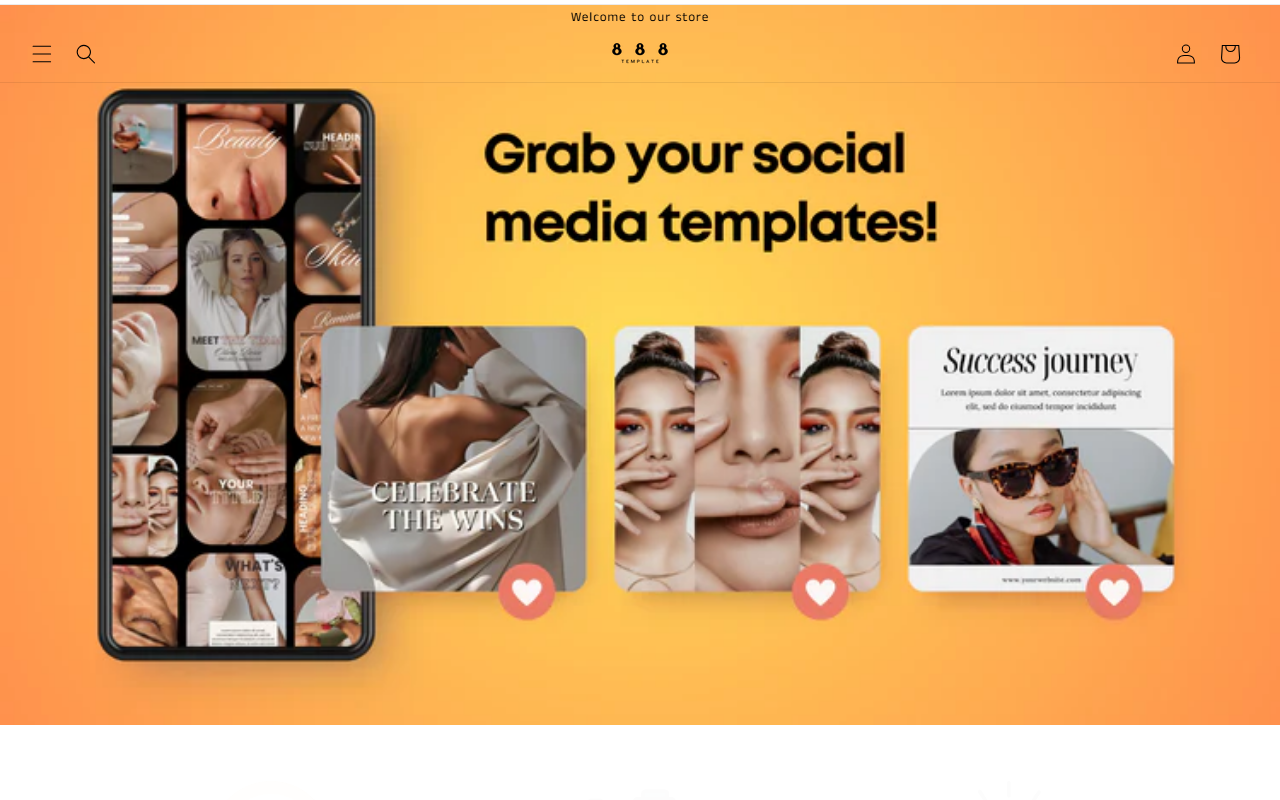 888template.com screenshot