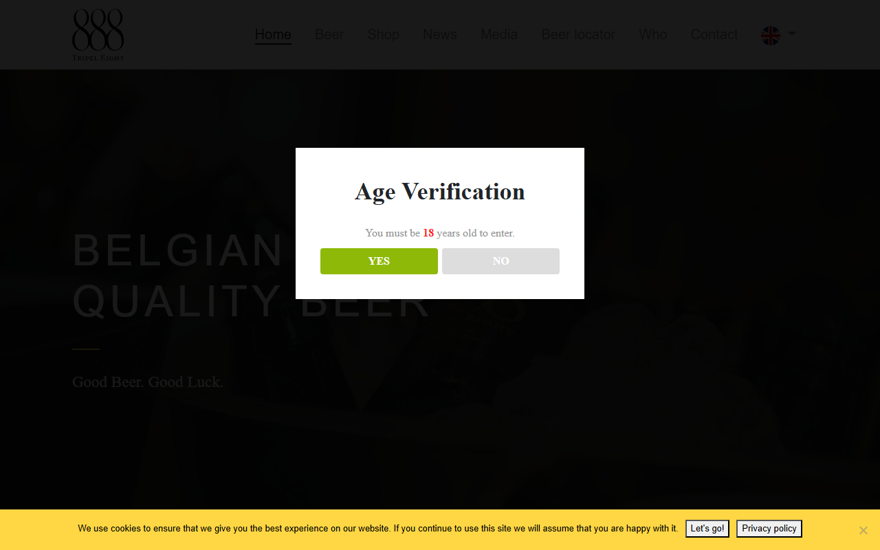 888tripeleight.com screenshot