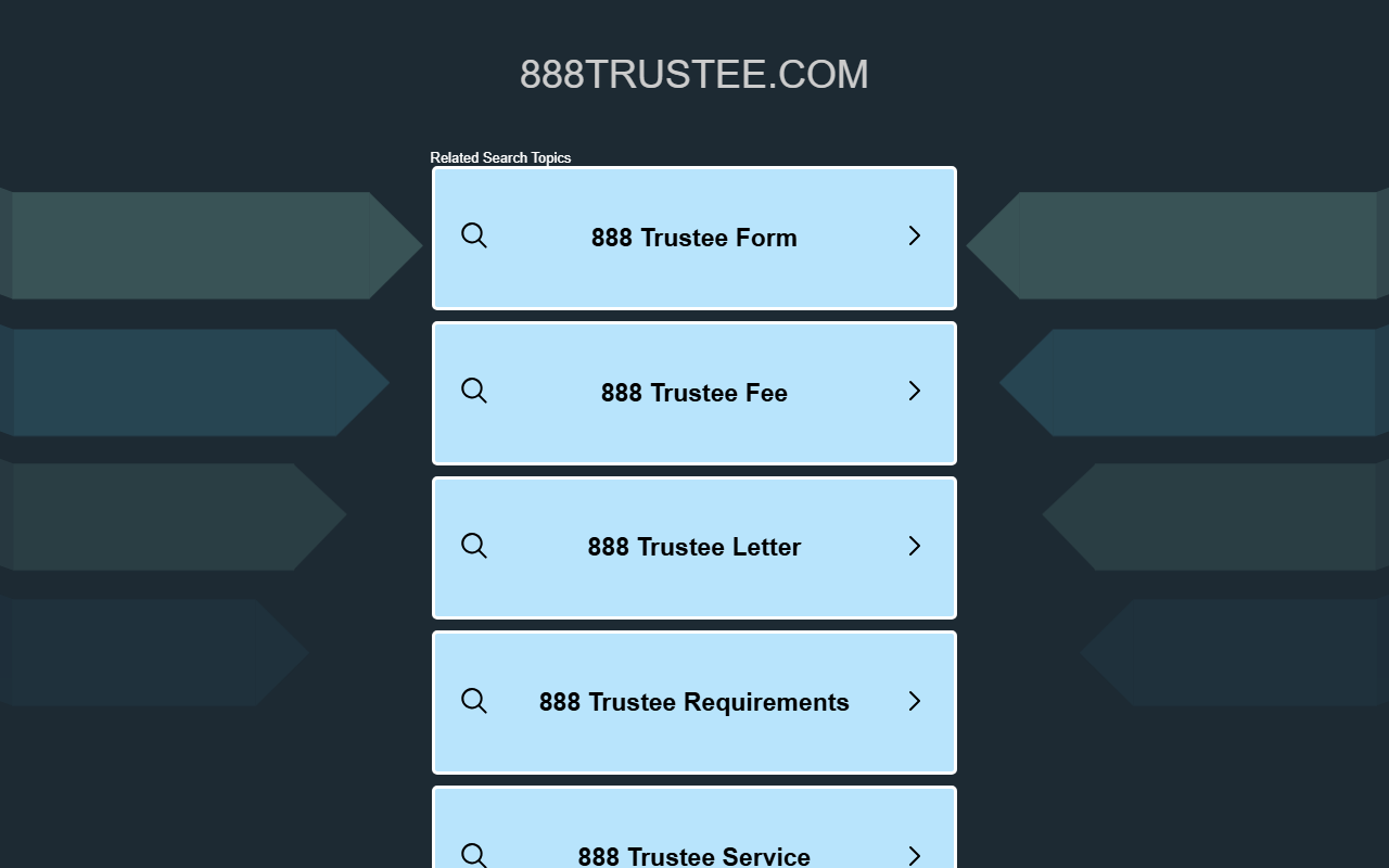 888trustee.com screenshot