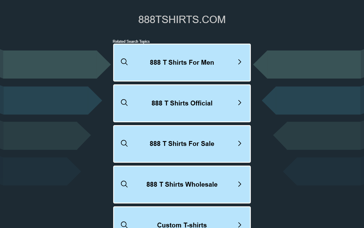 888tshirts.com screenshot