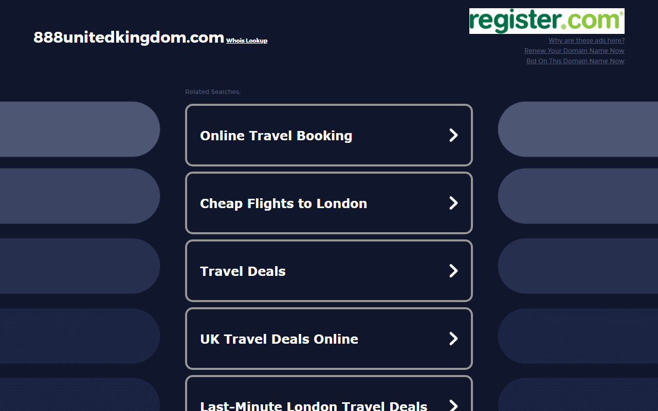 888unitedkingdom.com screenshot