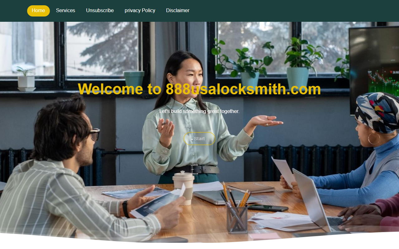 888usalocksmith.com screenshot