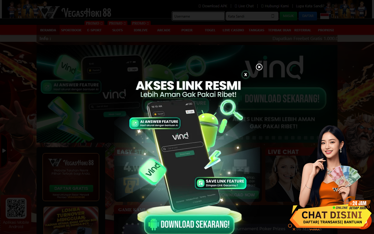 888vegashoki88.com screenshot