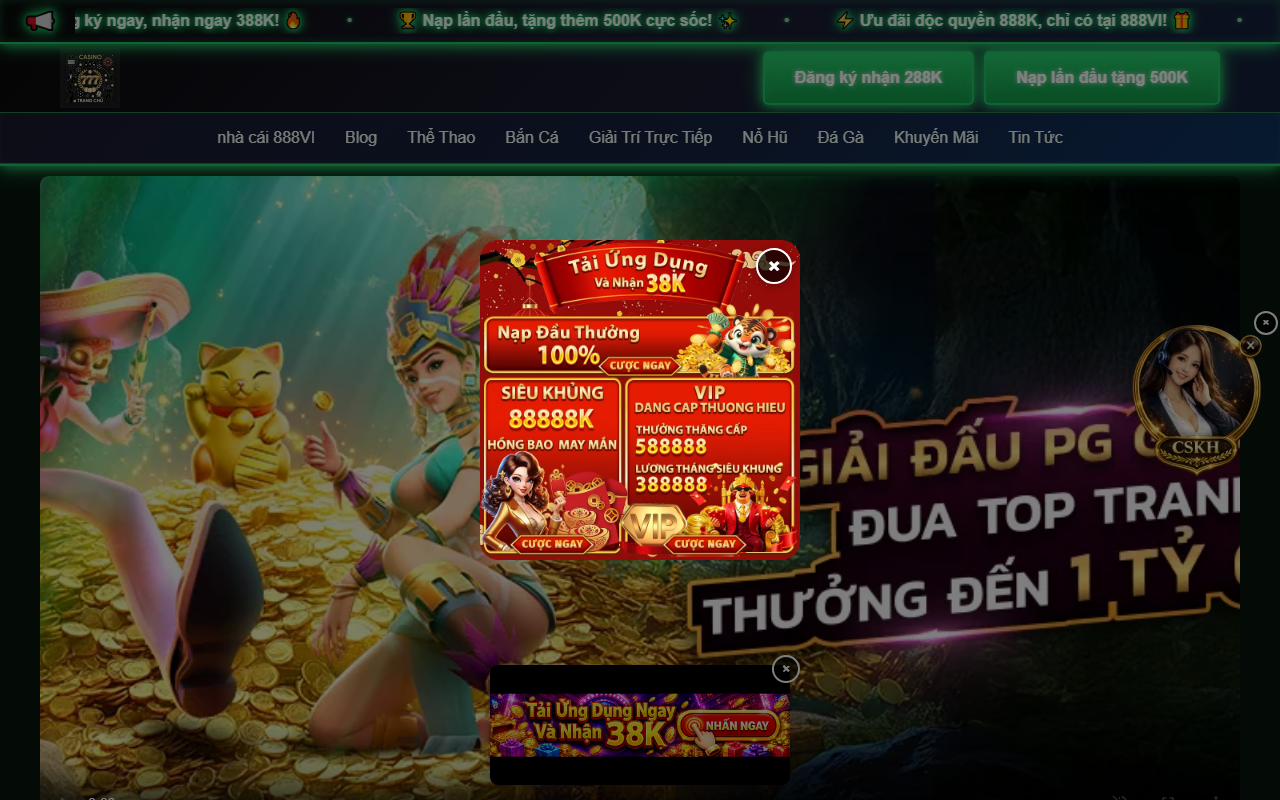 888vicasino.com screenshot