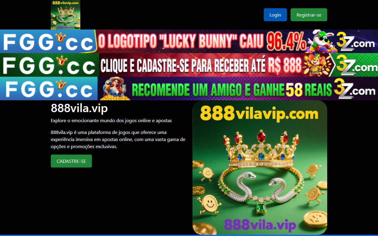 888vilavip.com screenshot