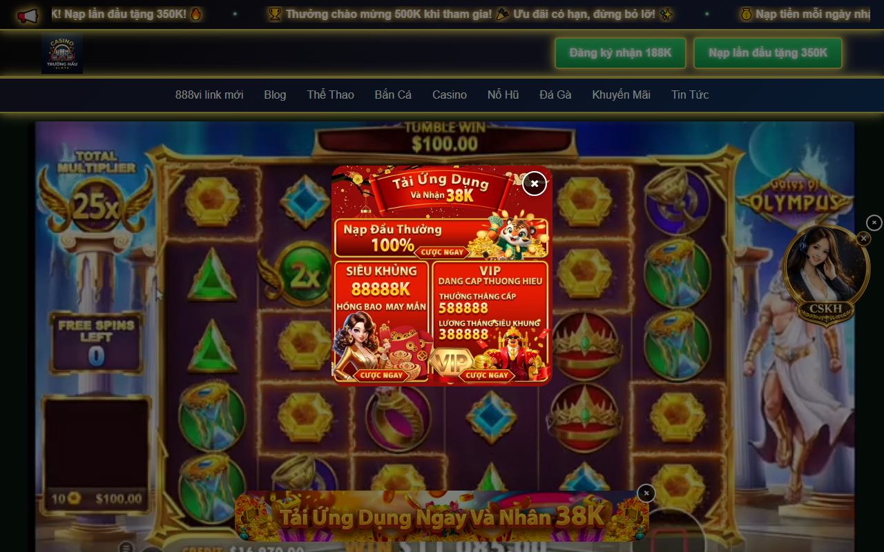 888vilinkbet.com screenshot